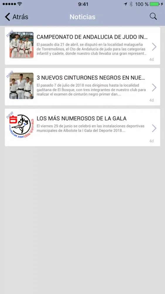 Escuela de Judo Blas González Screenshots