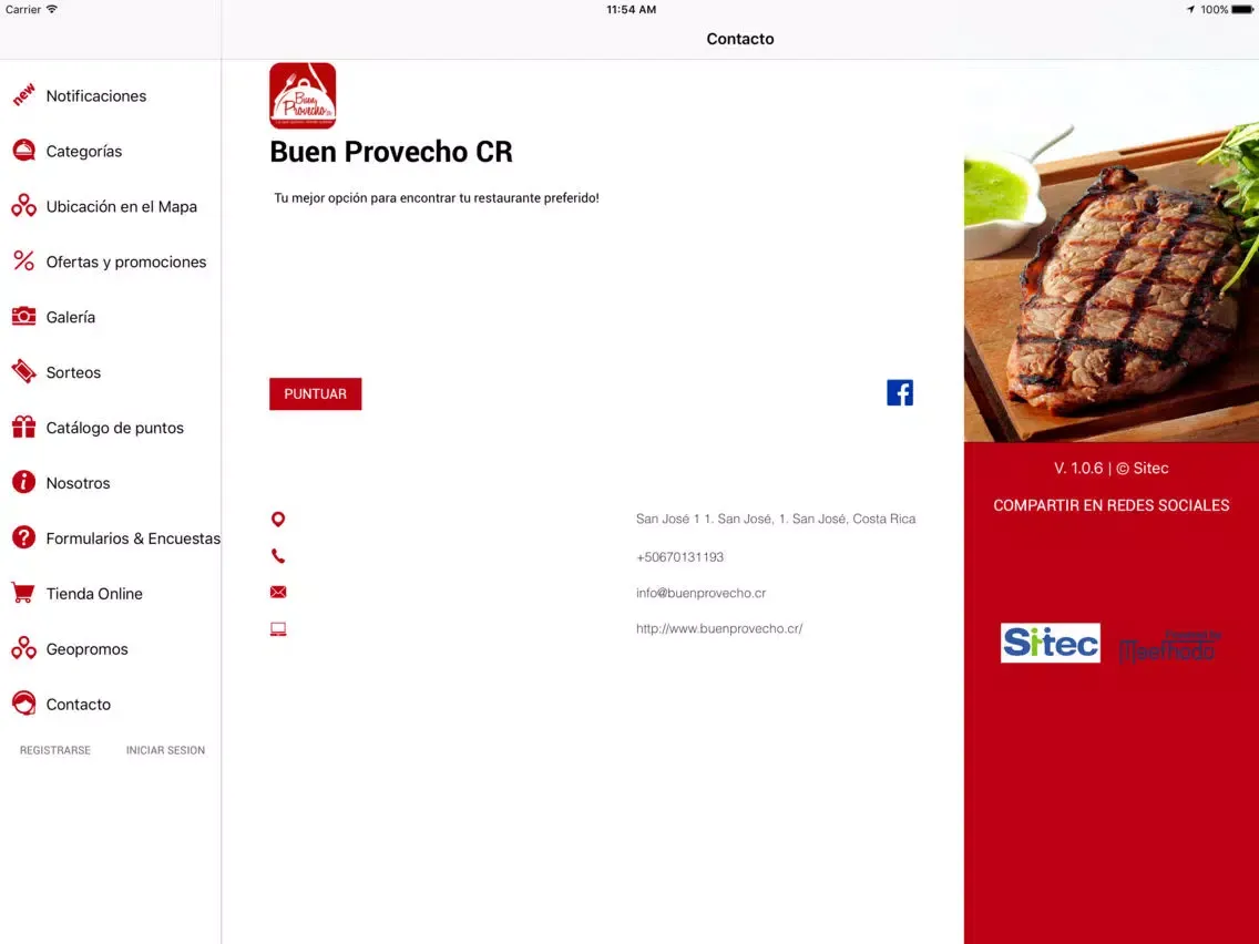 Buen Provecho iPad  スクリーンショット