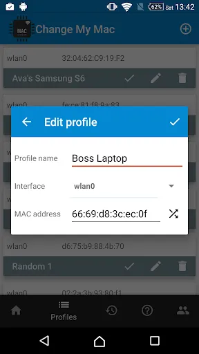 Change My MAC - Spoof Wifi MAC Screenshots