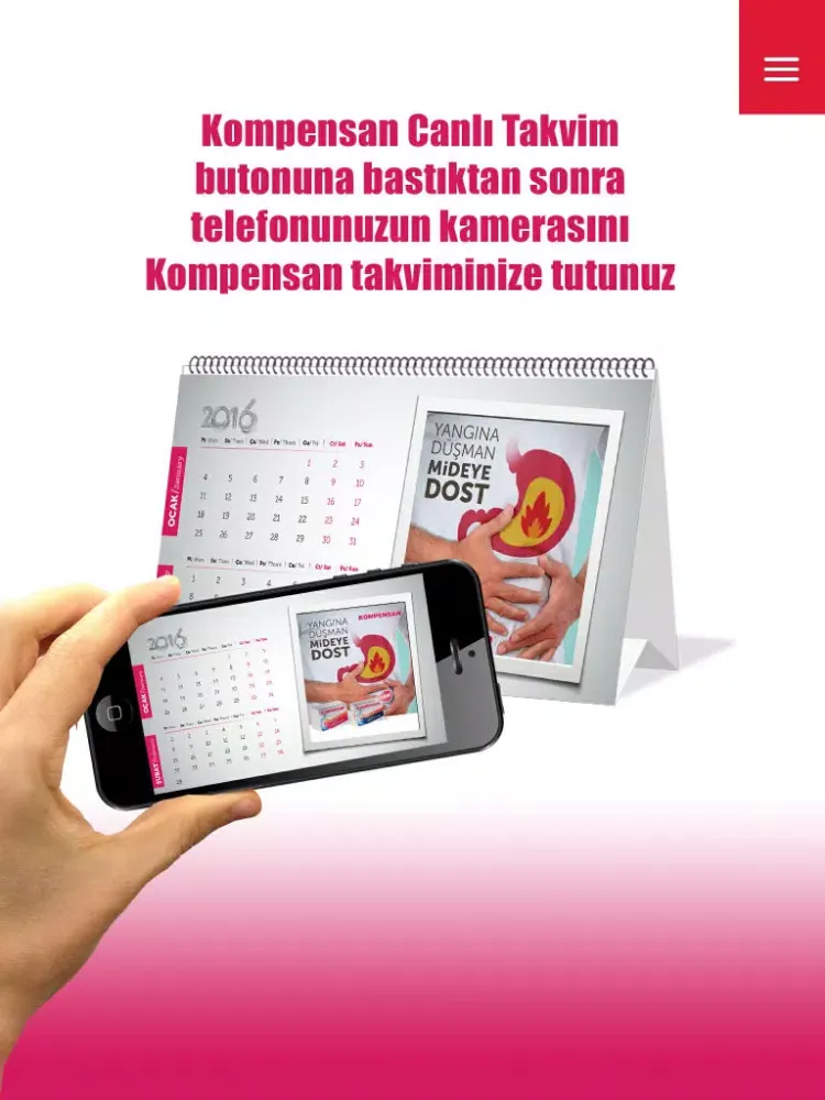 Kompensan Canlı Takvim iPad  سکرین شاٹس