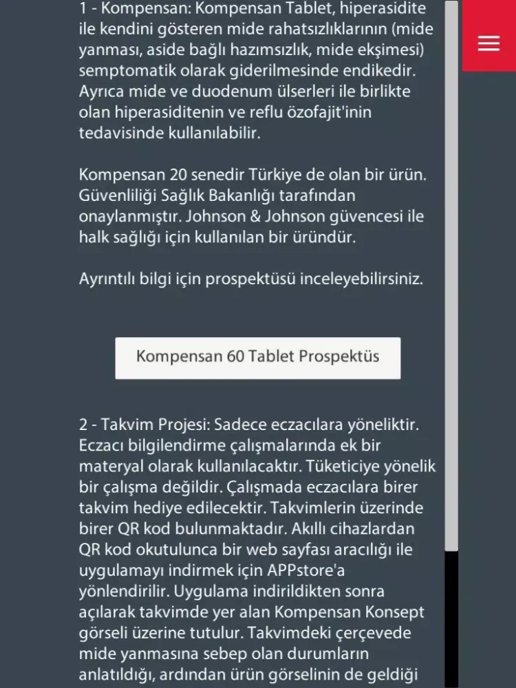 Kompensan Canlı Takvim iPad  سکرین شاٹس