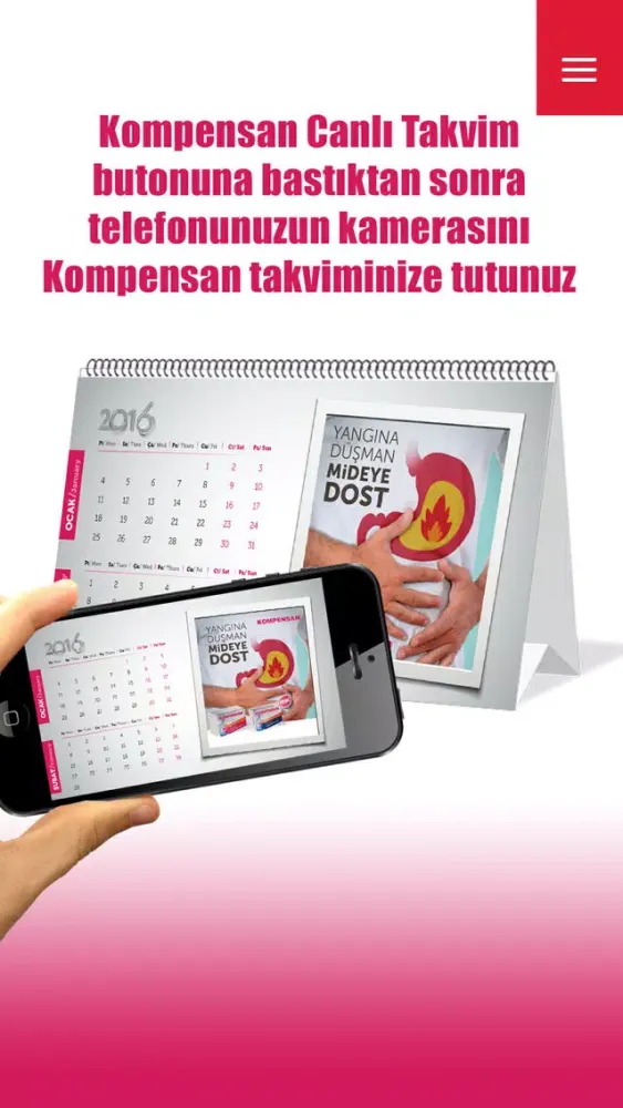 Kompensan Canlı Takvim سکرین شاٹس