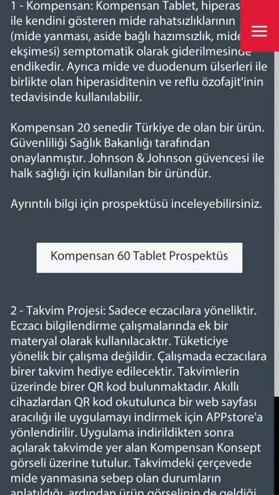 Kompensan Canlı Takvim سکرین شاٹس