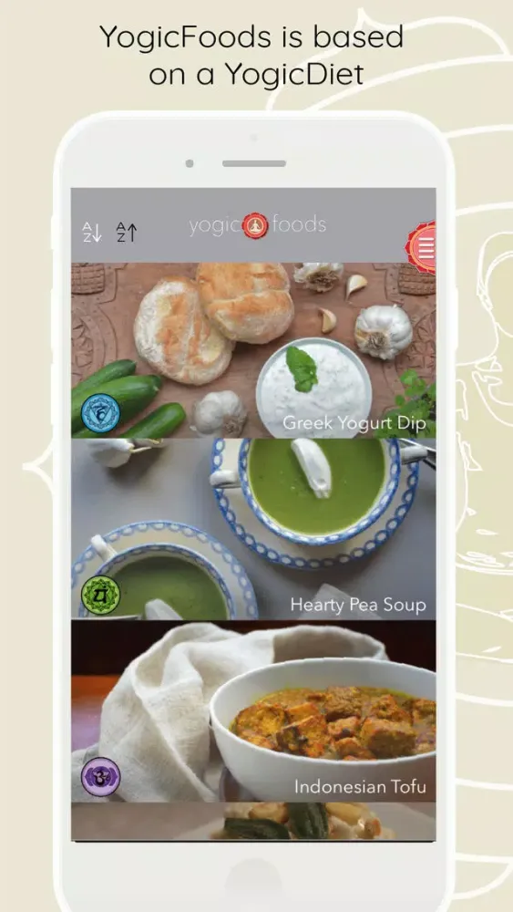 Yogicfoods - Global recipes স্ক্রিনশট