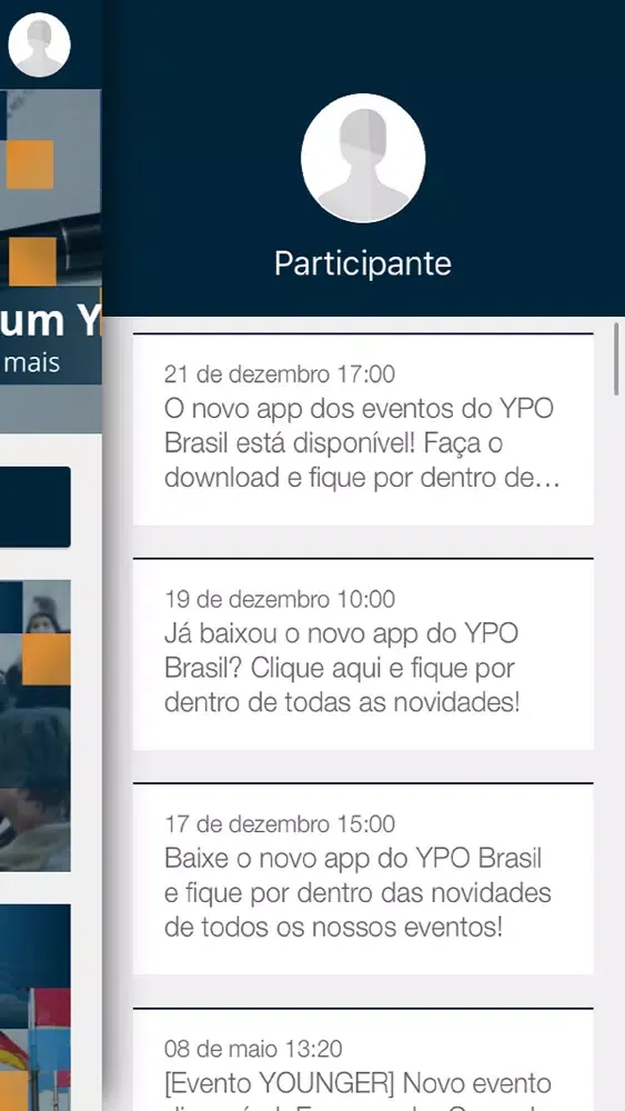 YPO Brasil - Eventos Screenshots
