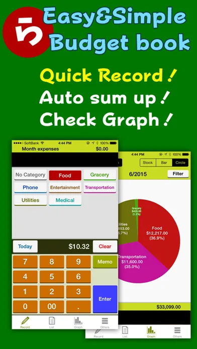 RaCaibo - Easy & Simple Budget book Ekran Görüntüleri