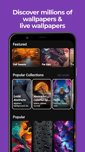 Capturas de tela do Zedge™ Wallpapers & Ringtones