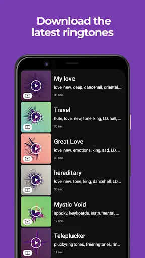 Capturas de tela do Zedge™ Wallpapers & Ringtones