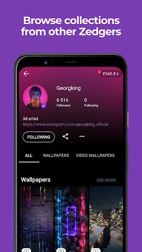 Capturas de tela do Zedge™ Wallpapers & Ringtones