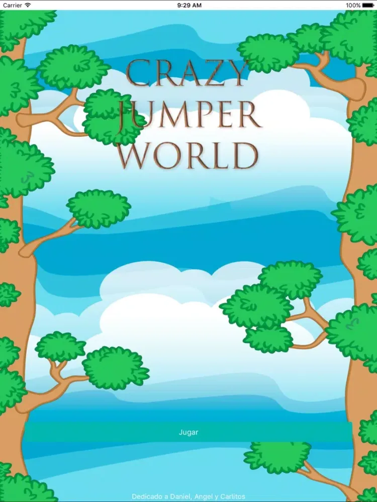 Ảnh chụp màn hình của Crazy Jumper World iPad 
