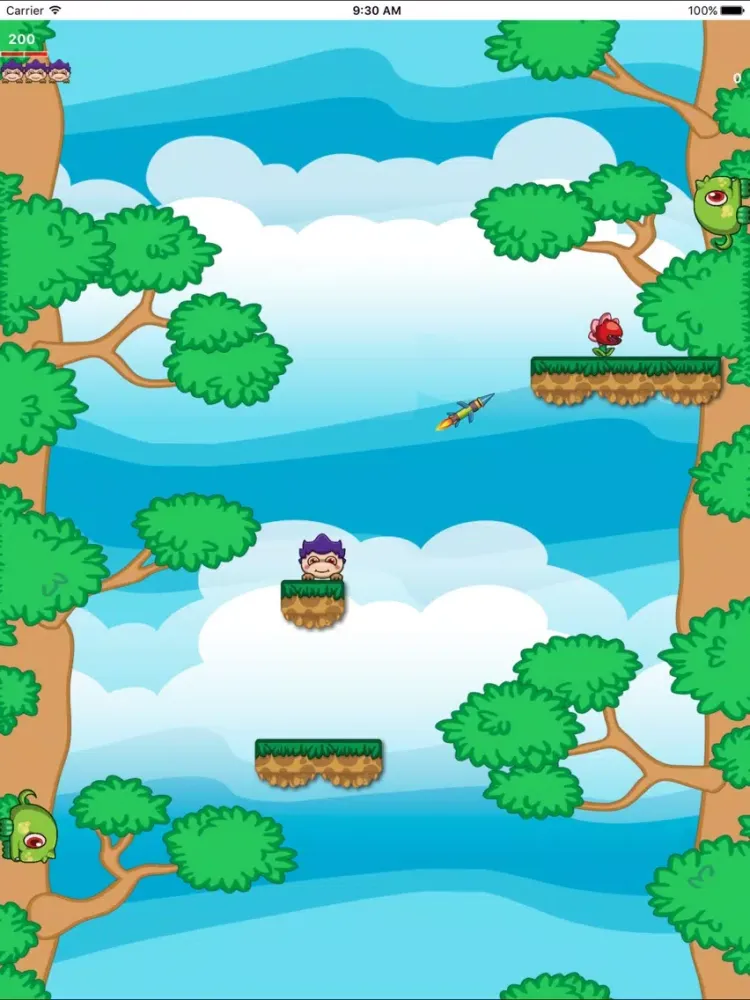 Ảnh chụp màn hình của Crazy Jumper World iPad 