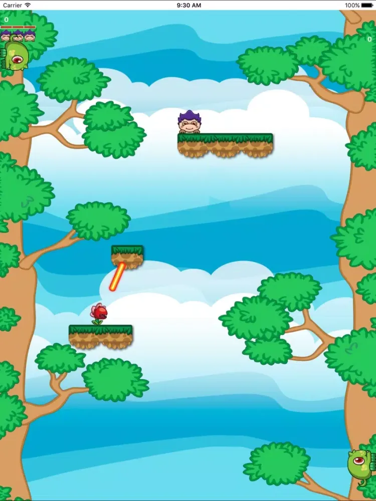 Ảnh chụp màn hình của Crazy Jumper World iPad 