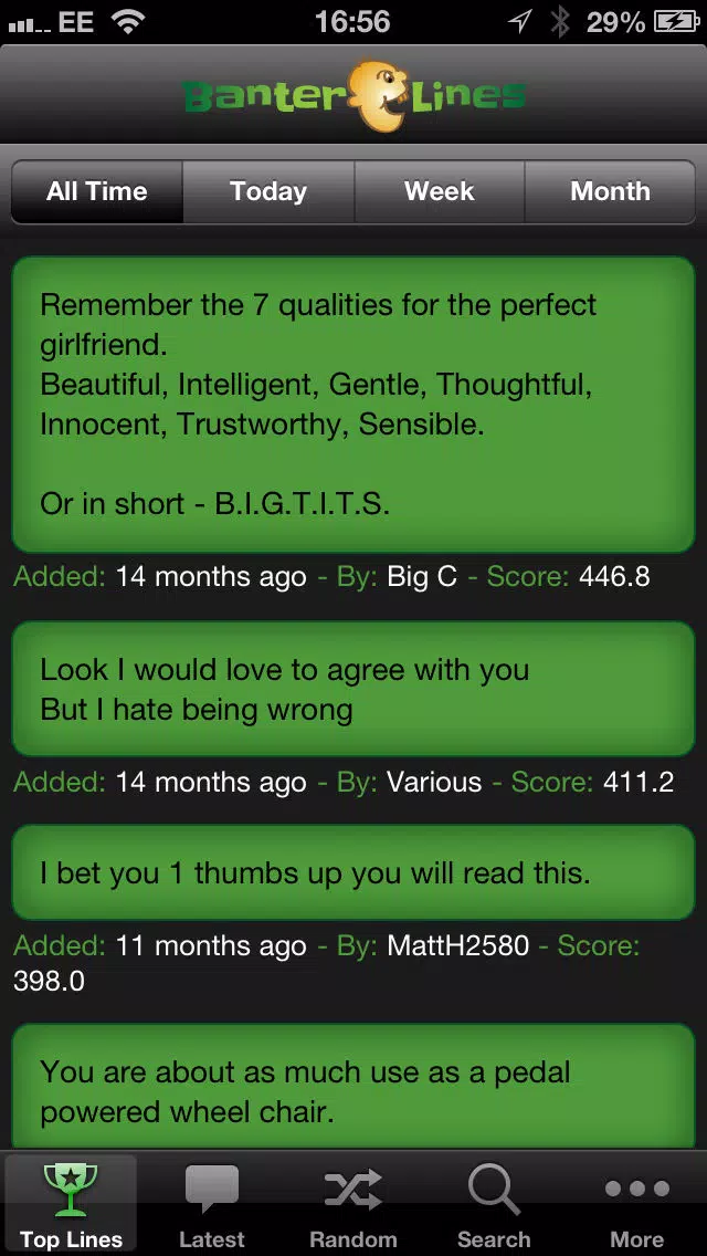 Banter Lines Screenshots