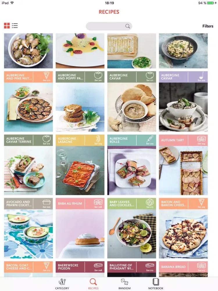 SAVEURS, 1,200 French recipes for gourmets and foodies iPad 应用截图