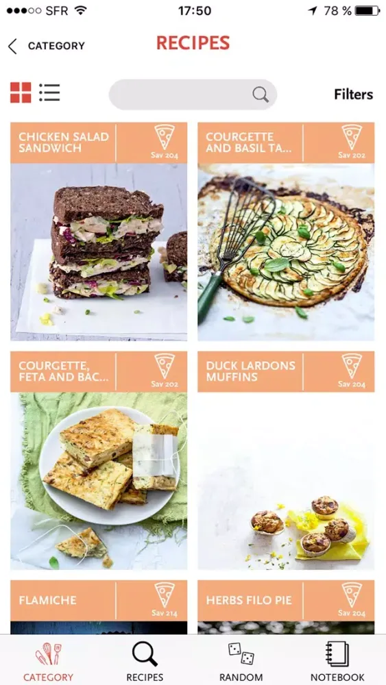 SAVEURS, 1,200 French recipes for gourmets and foodies应用截图