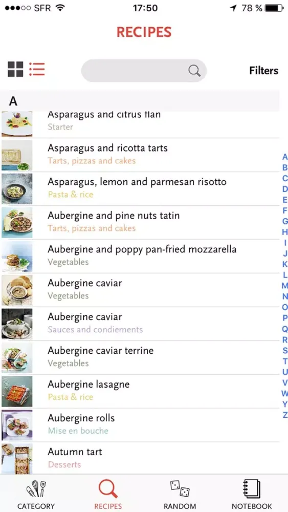 SAVEURS, 1,200 French recipes for gourmets and foodies应用截图