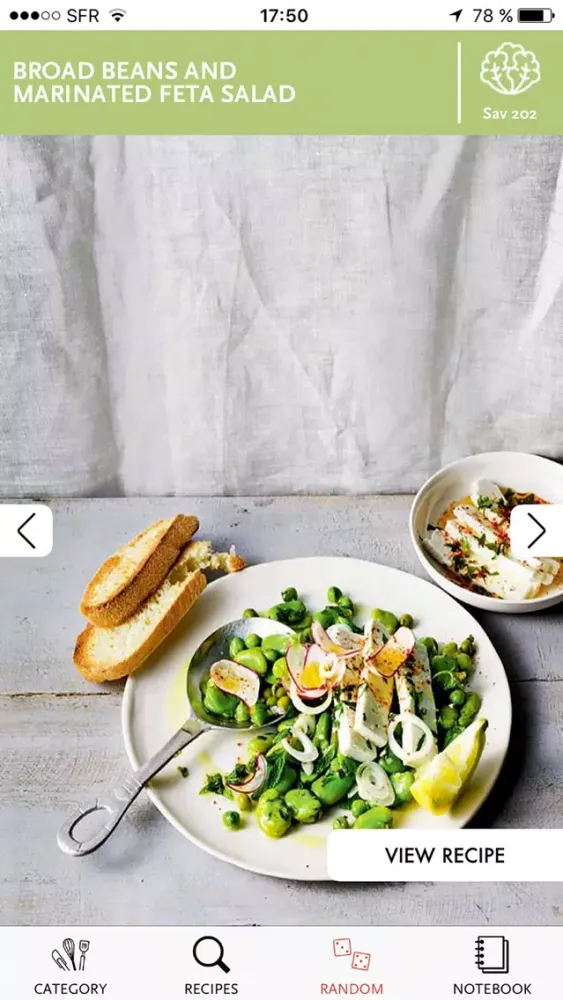 SAVEURS, 1,200 French recipes for gourmets and foodies应用截图
