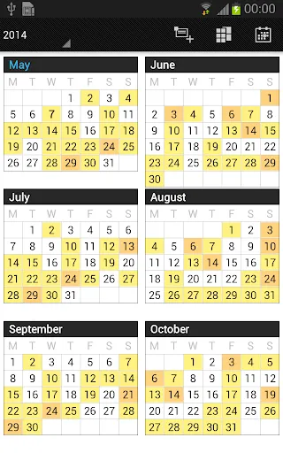 Capturas de tela do Business Calendar