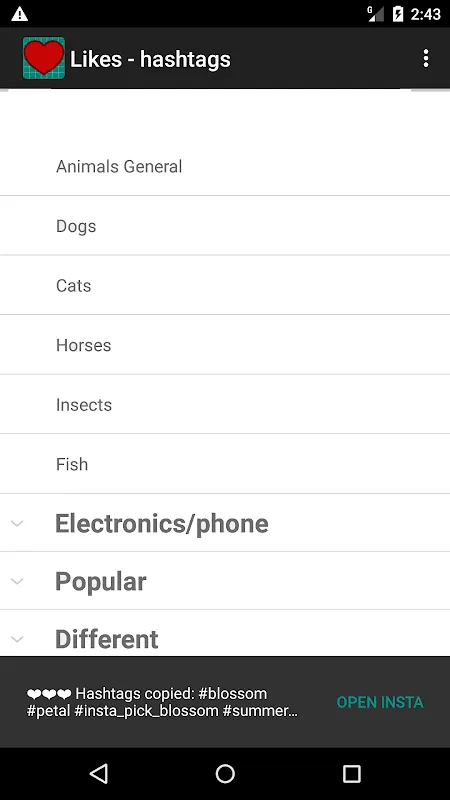Likes - hashtags应用截图