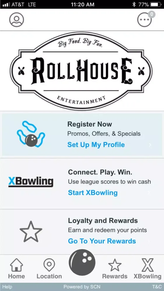 ภาพหน้าจอของ Roll House Entertainment