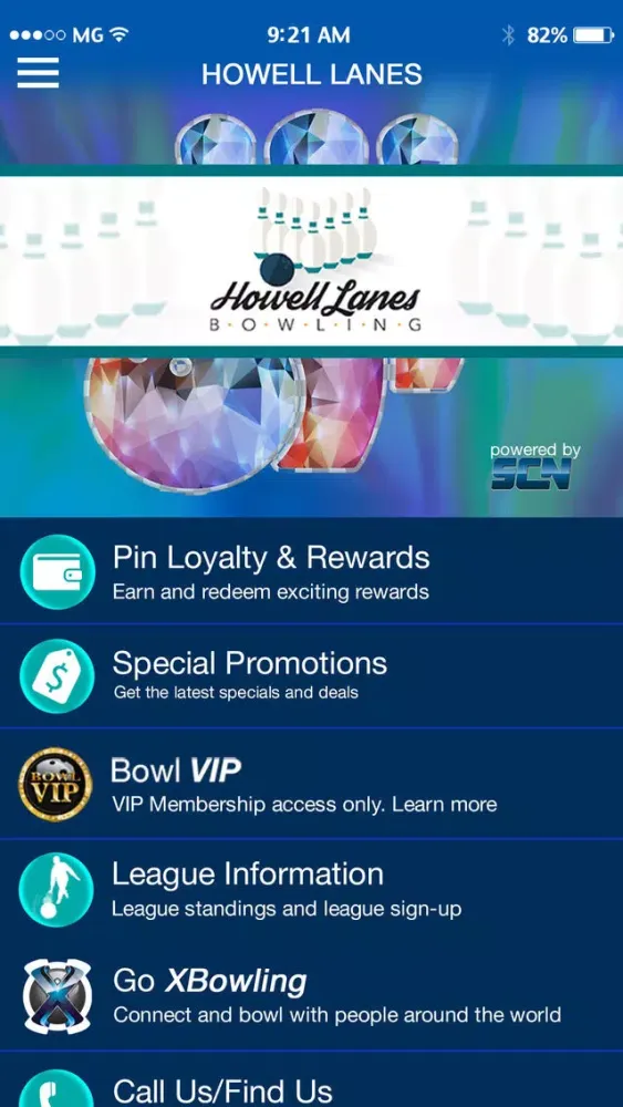 Tangkapan skrin Howell Lanes Bowling