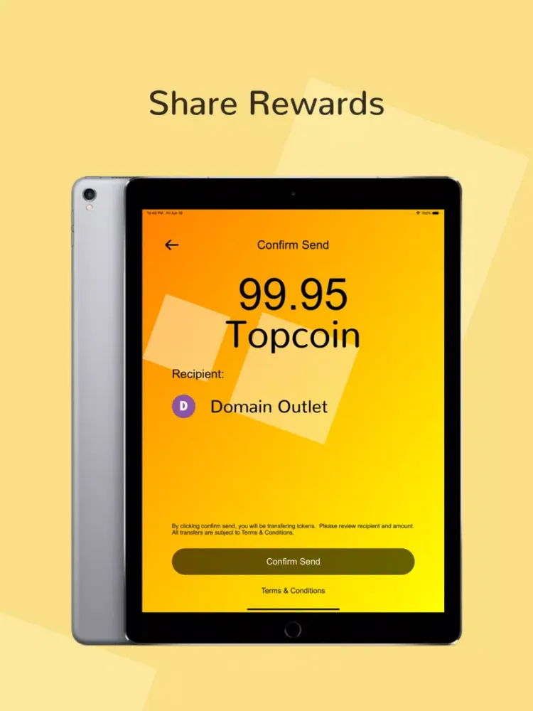 Topcoin Rewards iPad 应用截图