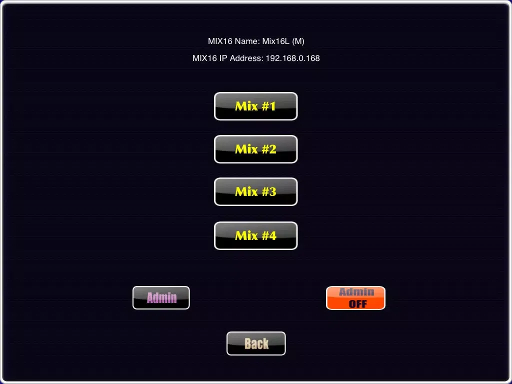 Mamba MIX16 iPad  スクリーンショット