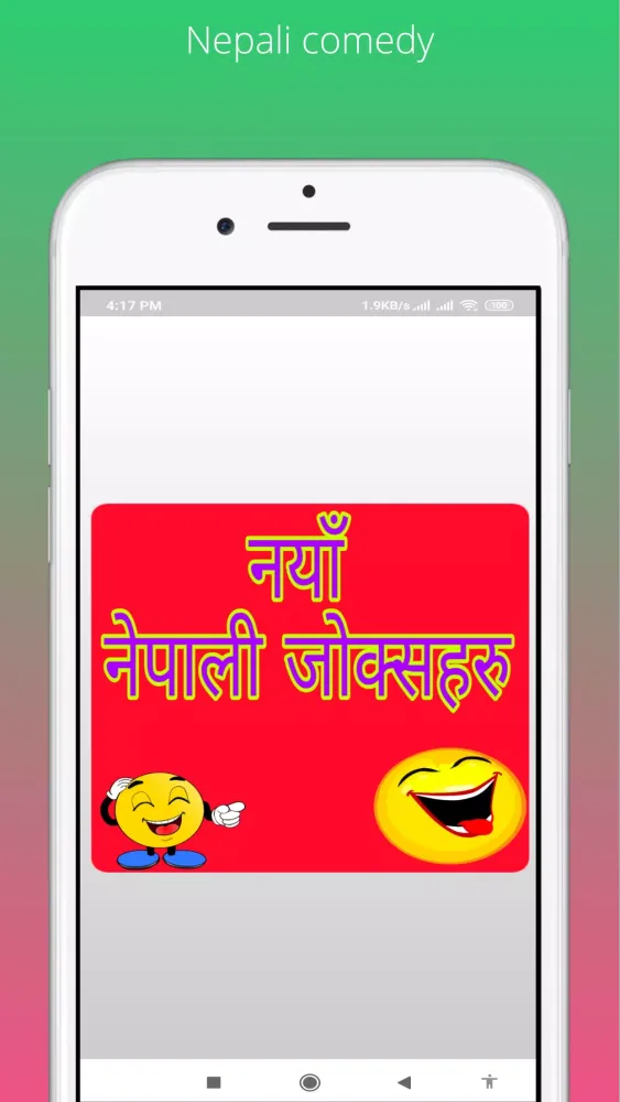 Capturas de tela do Nepali Jokes (Comedy)
