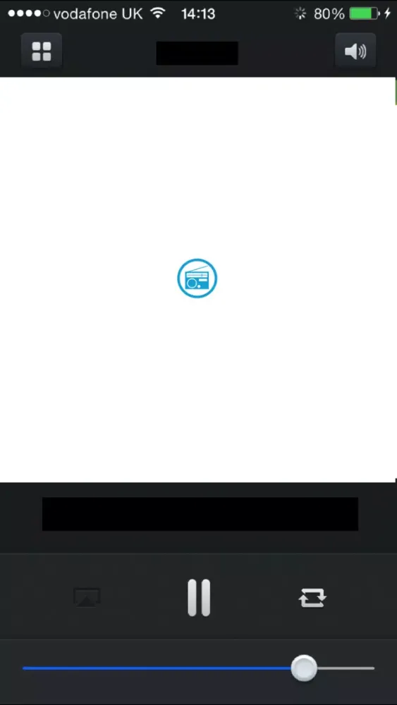 Tangkapan skrin Neva Cloze Radio