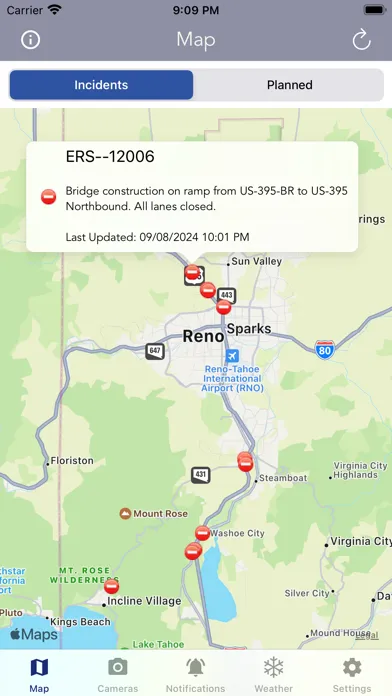 Nevada 511 Road Conditions 스크린샷