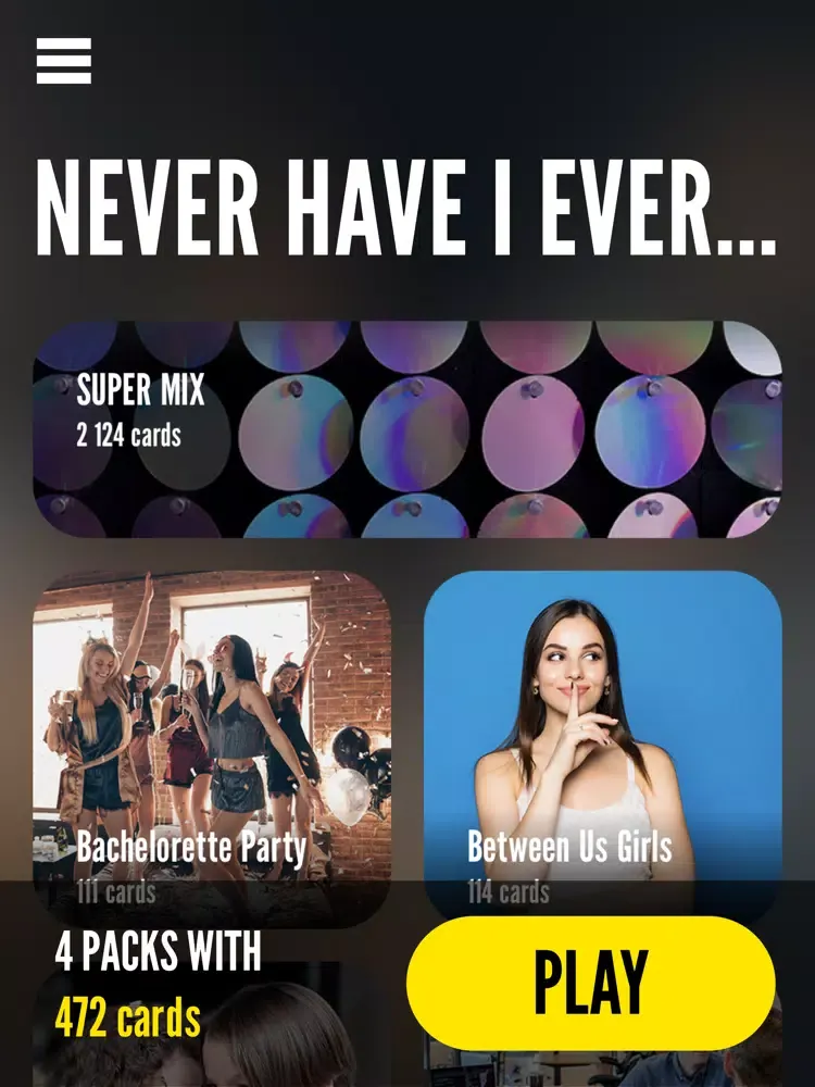 Never Have I Ever: Adult Games iPad 应用截图