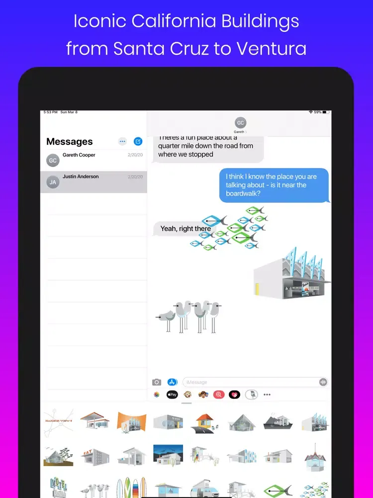 تصاویر HarborView Stickers iPad 