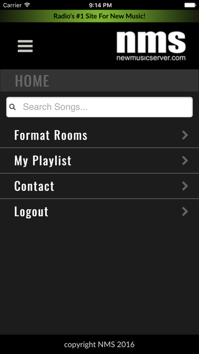 Screenshot di New Music Server