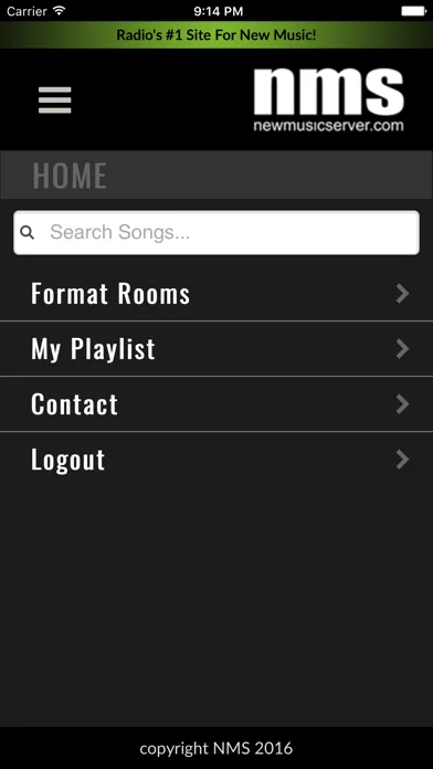 Screenshot di New Music Server