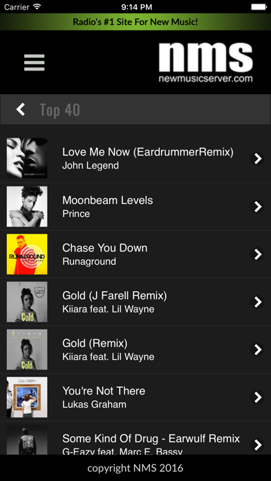 Screenshot di New Music Server