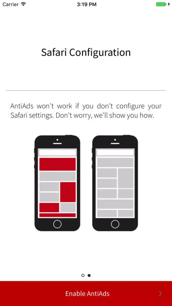 Capturas de pantalla de Block ads antiads