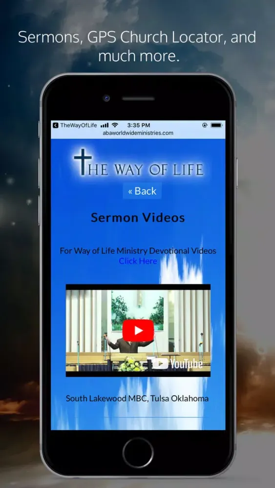 Capturas de tela do The Way Of Life Ministries APP