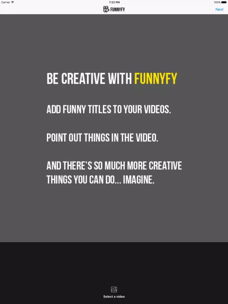 Скриншоты Funnyfy 2 - Make any video funny iPad 