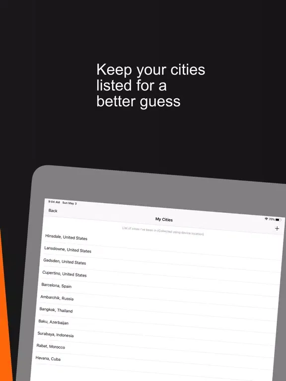 WhereWeMet for Tinder iPad 应用截图