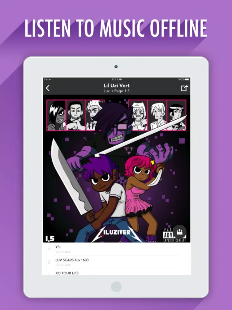 Tangkapan skrin HipHopDaily - Music, Mixtapes & Videos iPad 