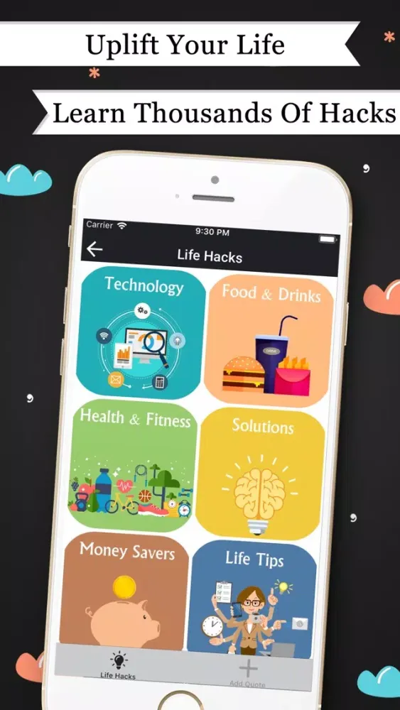 10,000 + Life Hacks Tips سکرین شاٹس