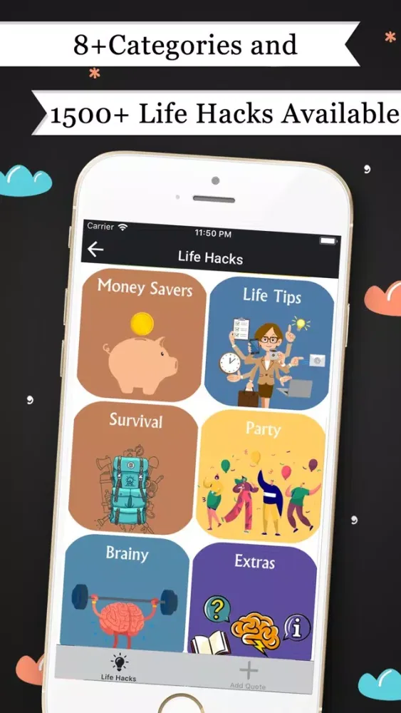 10,000 + Life Hacks Tips سکرین شاٹس