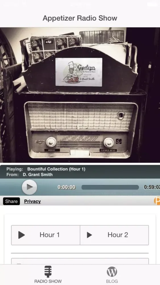 AppetizerRadio 스크린샷
