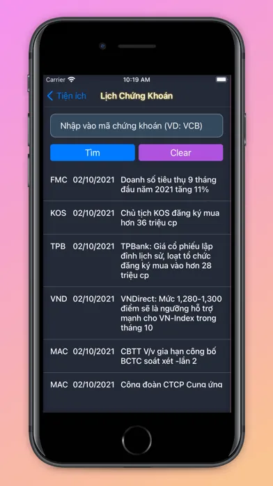 Tin Tài Chính سکرین شاٹس