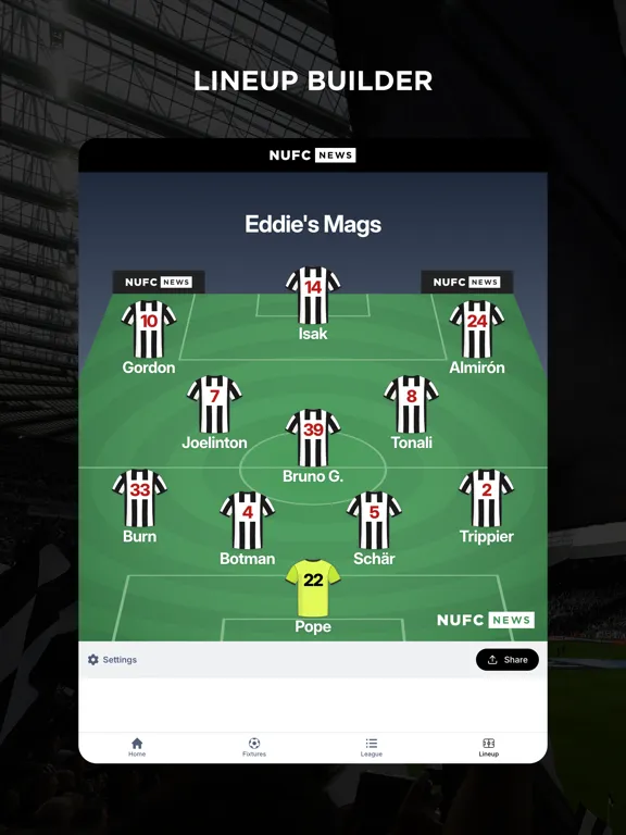 NUFC Feed iPad  سکرین شاٹس
