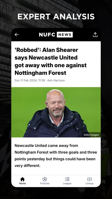 NUFC Feed سکرین شاٹس