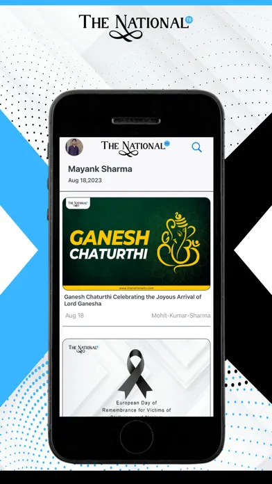 Captures d'écran de The NationalTV : News App
