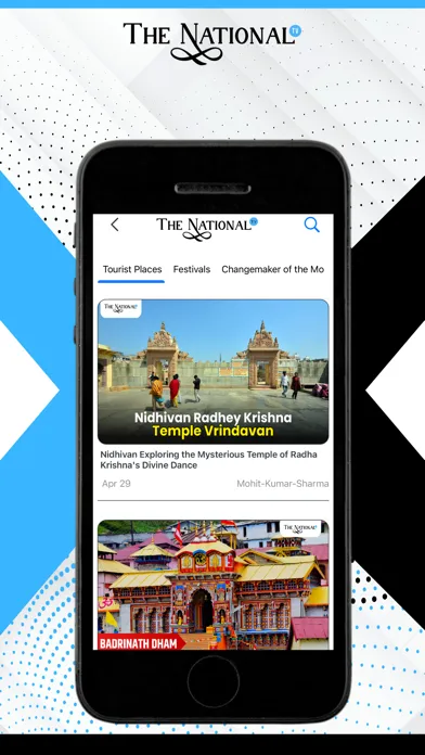 Captures d'écran de The NationalTV : News App