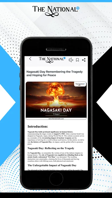 Captures d'écran de The NationalTV : News App