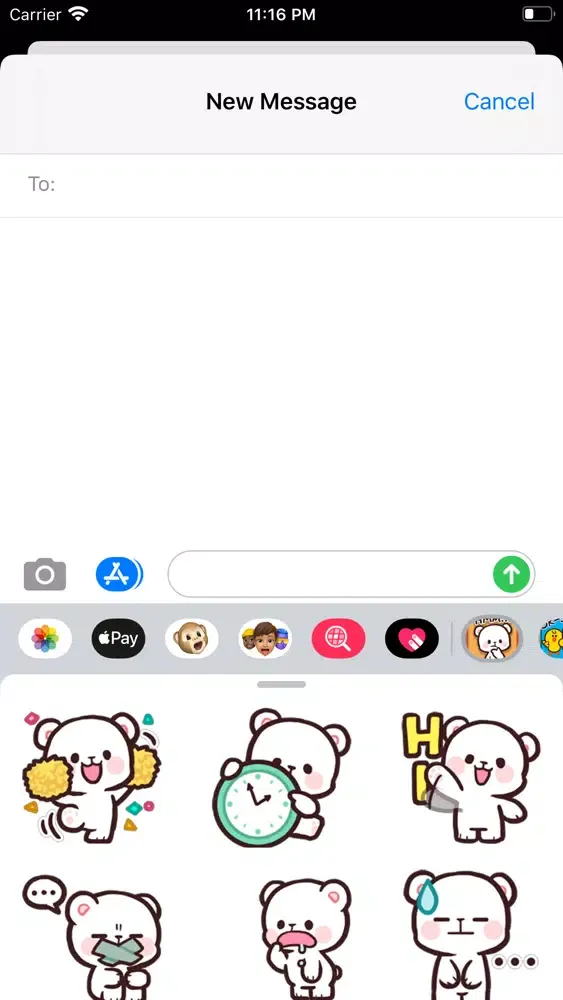 Top Adorable Milk Daily Sticke سکرین شاٹس